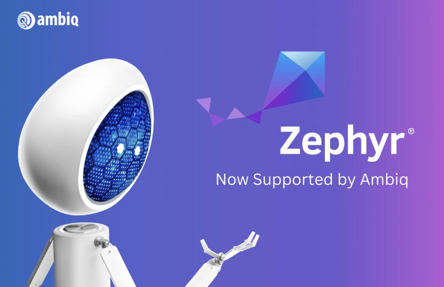 Ambiq、オープンソースのZephyr RTOSのサポートを拡張